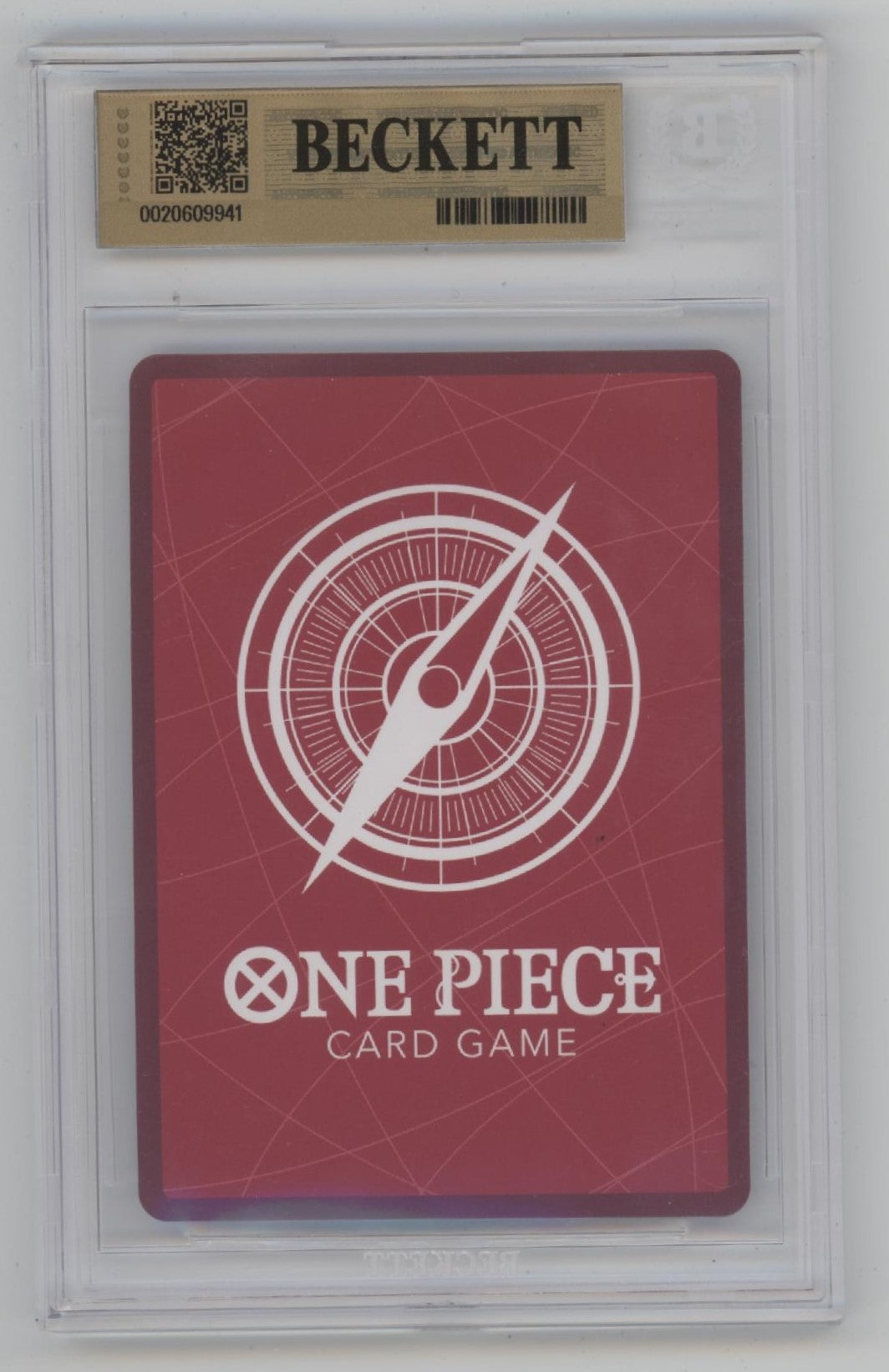 Monkey D Luffy One Piece Card Game OP15 Alternate Art #098 Beckett 9.5