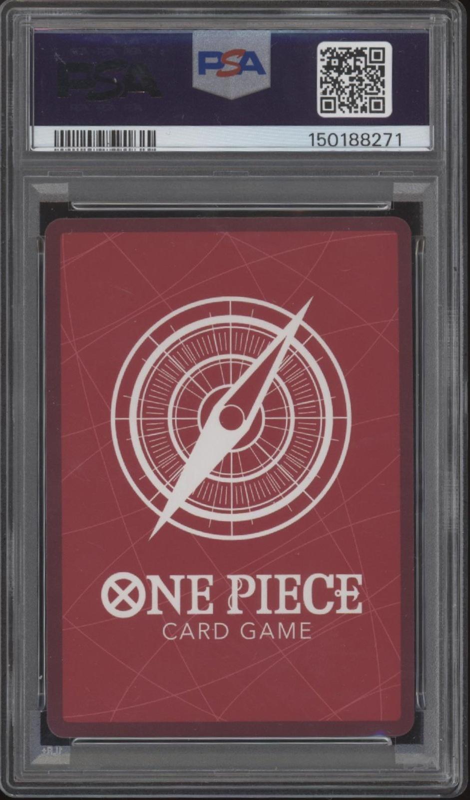 Monkey D Luffy One Piece Card Game OP09 Alternate Art #061 PSA 10