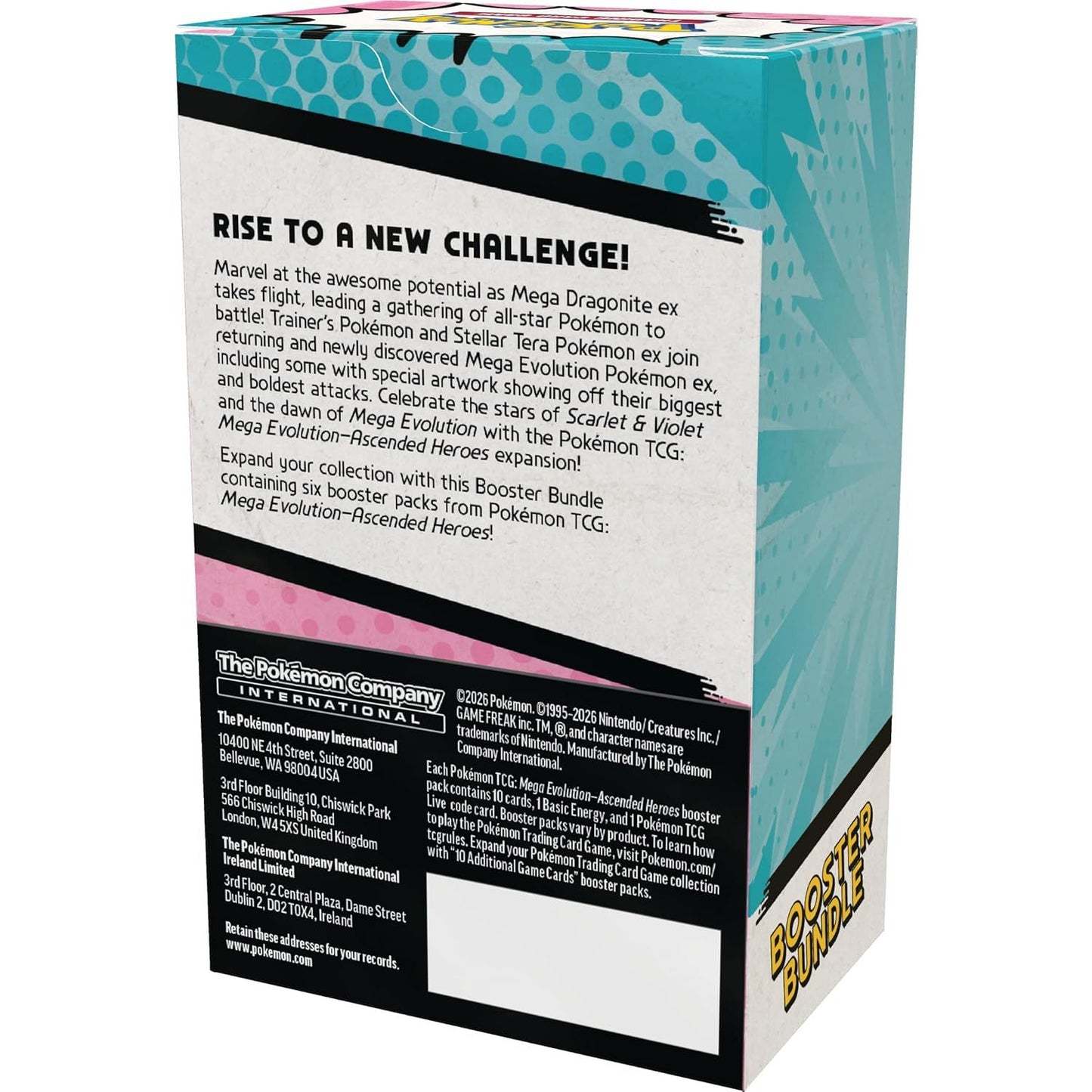 Pokemon: Mega Evolution Ascended Heroes Booster Bundle