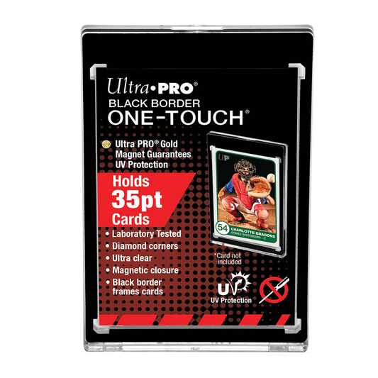 Ultra Pro: 35PT Black Border UV ONE-TOUCH Magnetic Holder