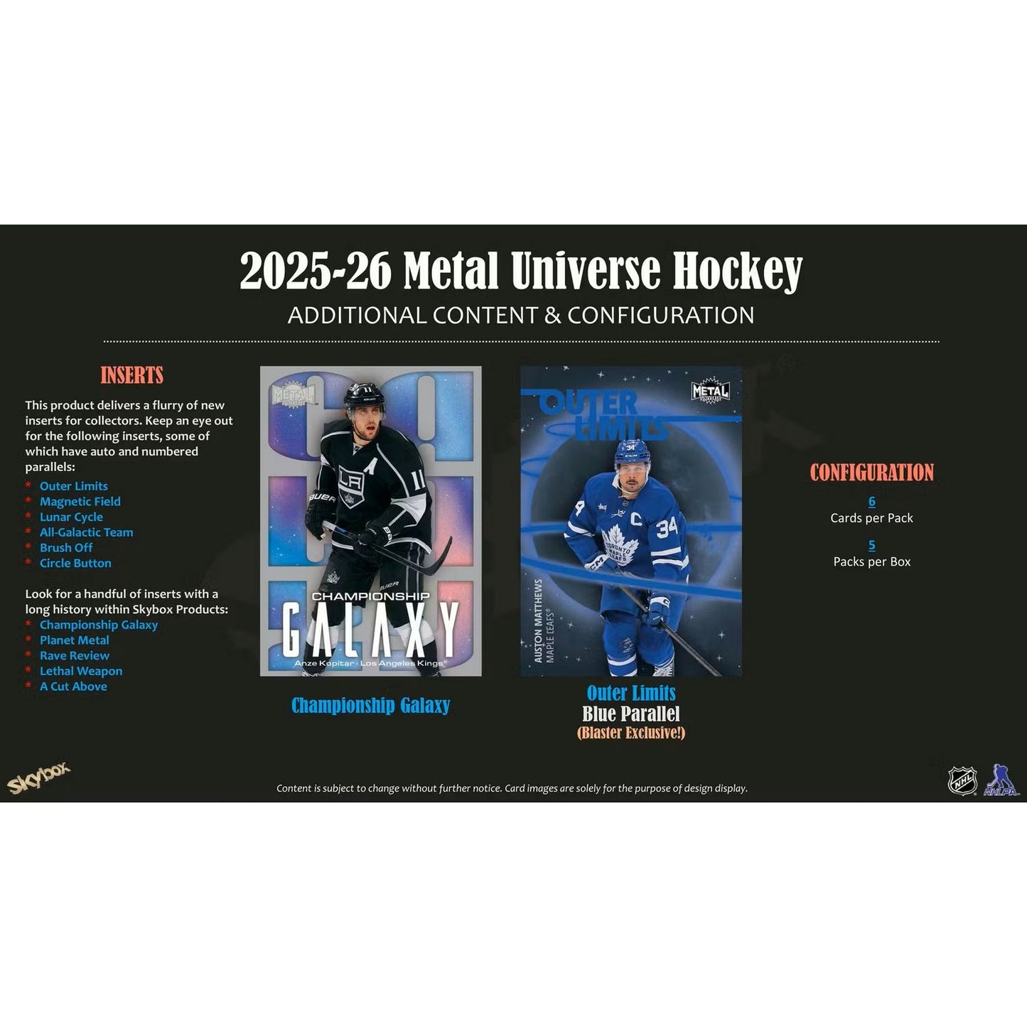 2025-26 Upper Deck Metal Universe Hockey Blaster Box