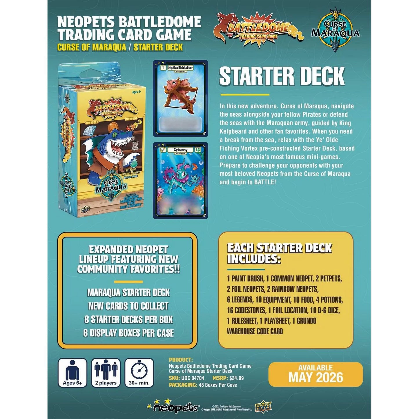 Neopets Battledome TCG: The Curse of Maraqua Starter Deck