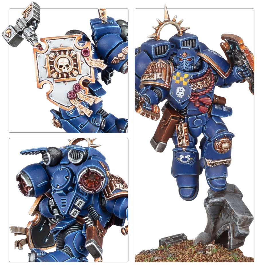 Warhammer 40K: Space Marines - Captain with Jump Pack and Relic Shield