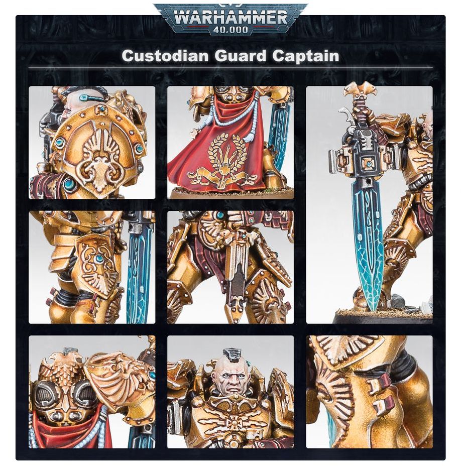 Warhammer 40K: Adeptus Custodes - Custodian Guard Squad