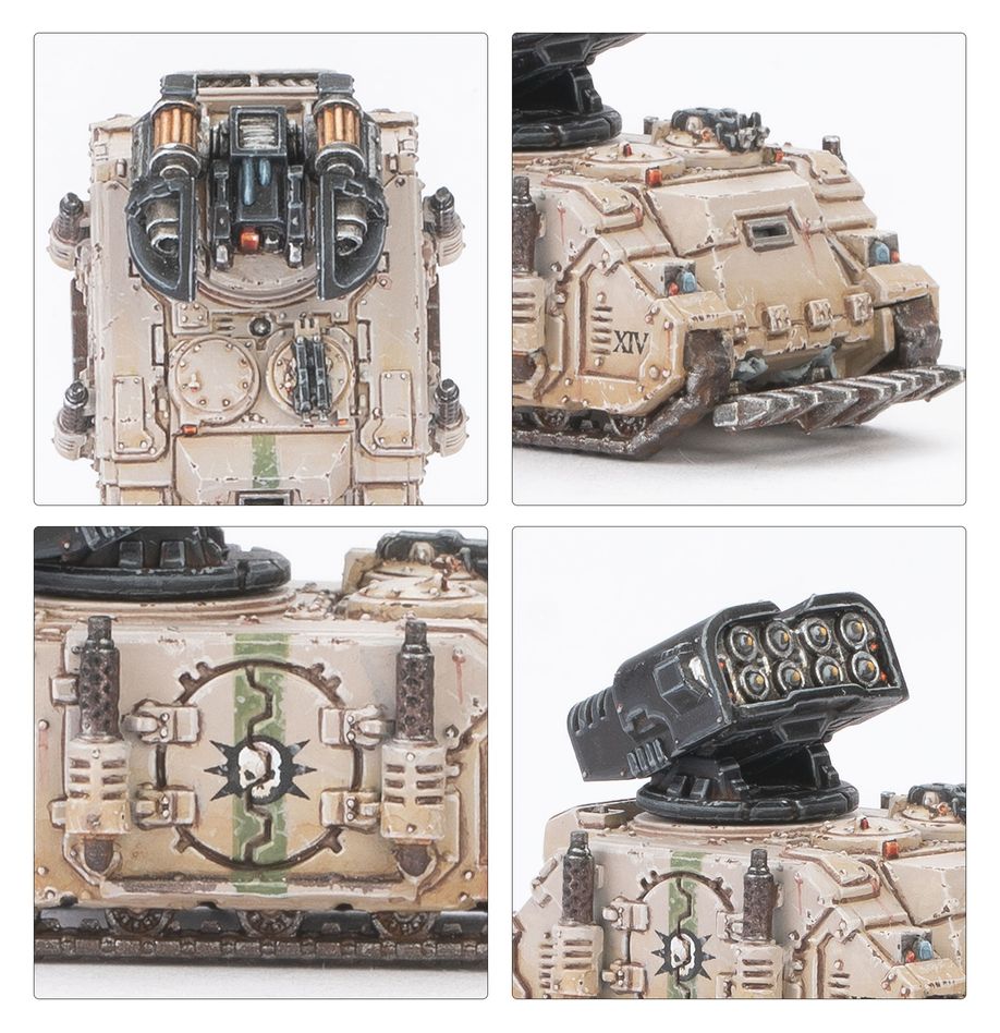 Warhammer The Horus Heresy: Legions Imperialis: Whirlwind and Scorpius Missile Tank Squadrons(Releases 9-6-2025)