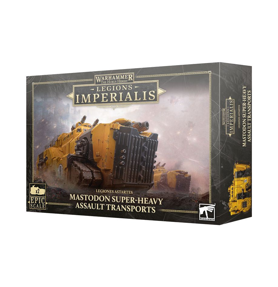 Warhammer The Horus Heresy: Legions Imperialis: Mastodon Super-heavy Assault Transports(Releases 9-6-2025)
