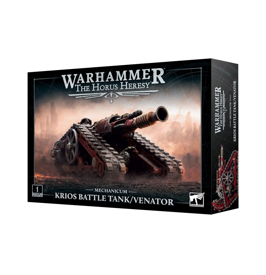 Warhammer The Horus Heresy: Mechanicum - Krios Battle Tank / Venator - Collector Store LLC