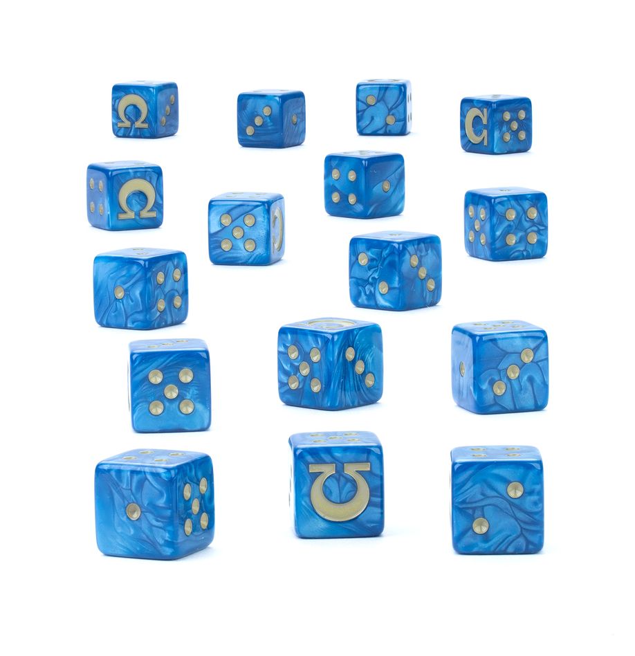 Warhammer 40K: Ultramarines Dice*Expected Release Date 11-8-2025*
