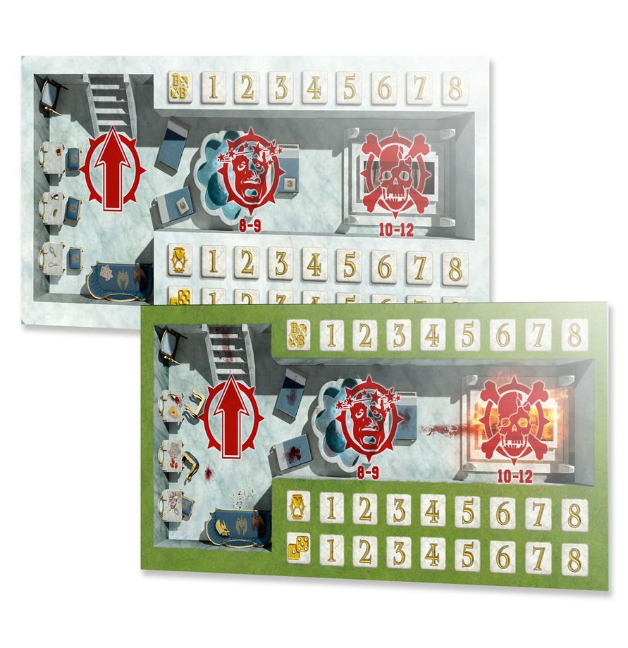 Blood Bowl: High Elf Team – Double-sided Pitch and Dugouts Set