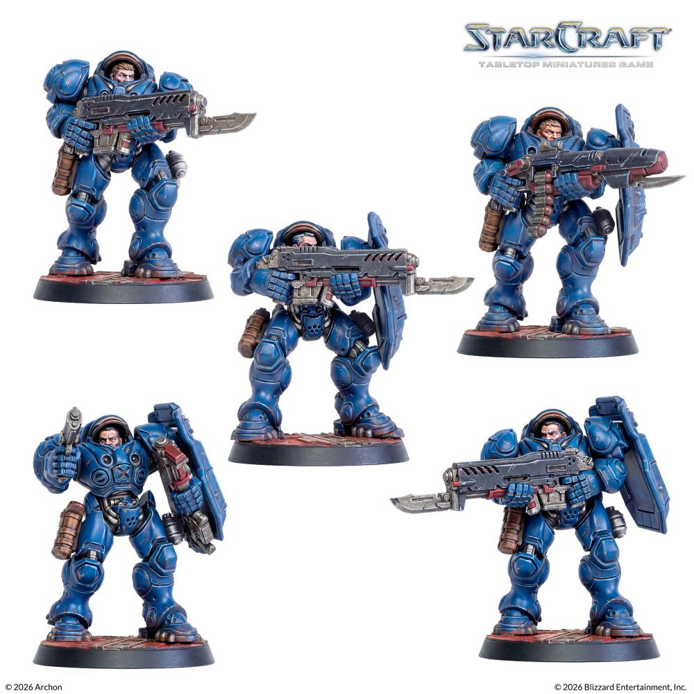 StarCraft Tabletop Miniatures Game: Terran - Marine *Expected Release Date of 05-15-2026*