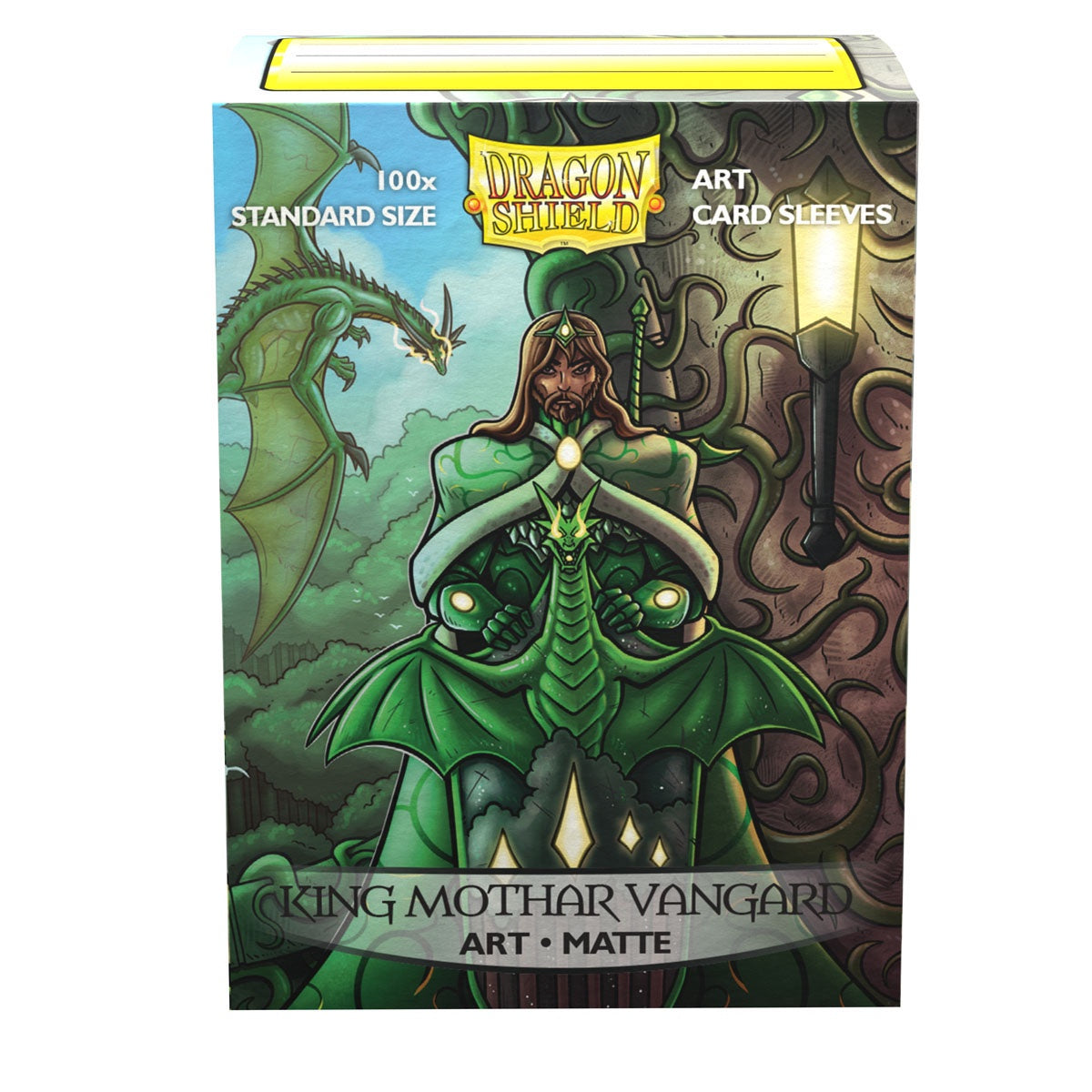 Dragon Shield: 100ct Standard Size King Mothar Vanguard Matte Art Sleeves