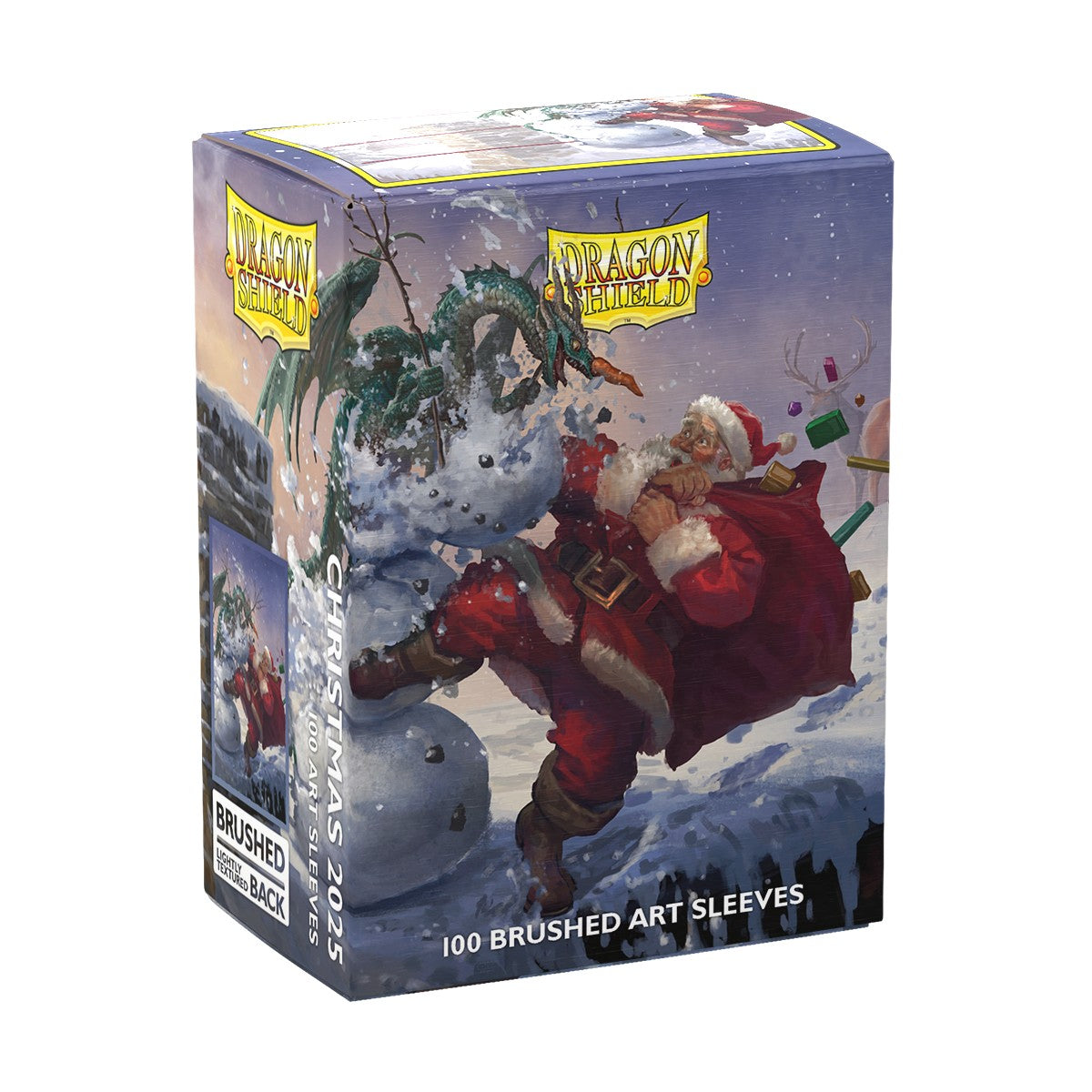 Dragon Shield: 100ct Standard Size Brushed Art Sleeves - Christmas 2025 *Expected Release Date 11-14-2025*