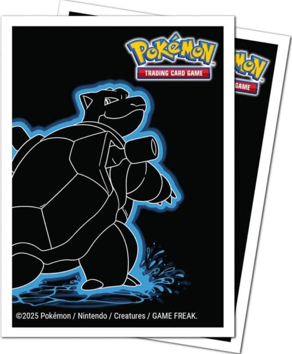 Ultra Pro Pokemon Neon Kanto Apex Sleeves - Blastoise