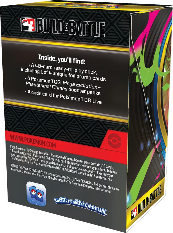 Pokemon: Phantasmal Flames Build & Battle Kit *Expected Release Date 11-14-2025*