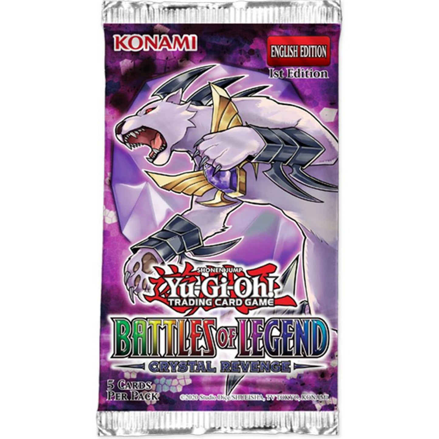 Yu-Gi-Oh! Battle of Legends: Crystal Revenge Blister Booster Pack