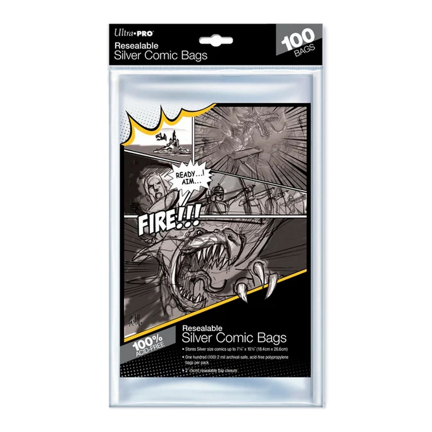 Ultra Pro: Silver Age Comic Resealable Bags (100ct)
