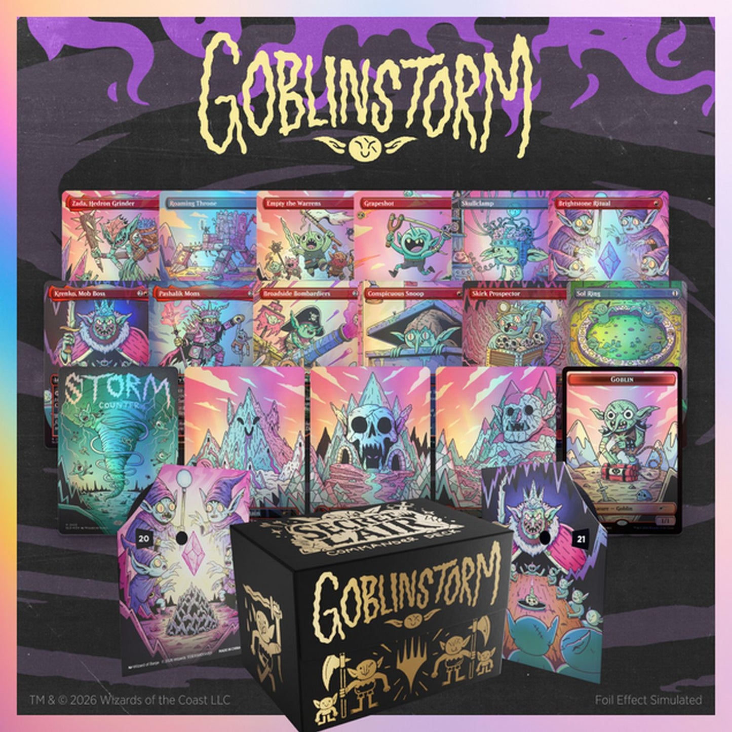 Magic the Gathering: Secret Lair Commander Deck - Goblin Storm
