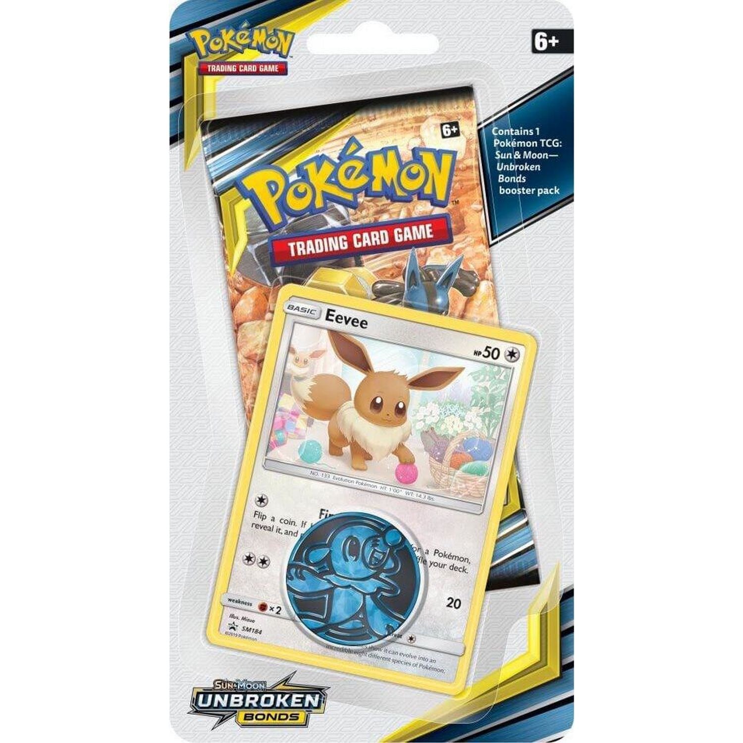 pokemon tcg unbroken bonds booster box Sun & Moon Sleeved Pack Moon Unbroken Bonds expansion to add to your collection Pokemon Sun & Moon: Unbroken