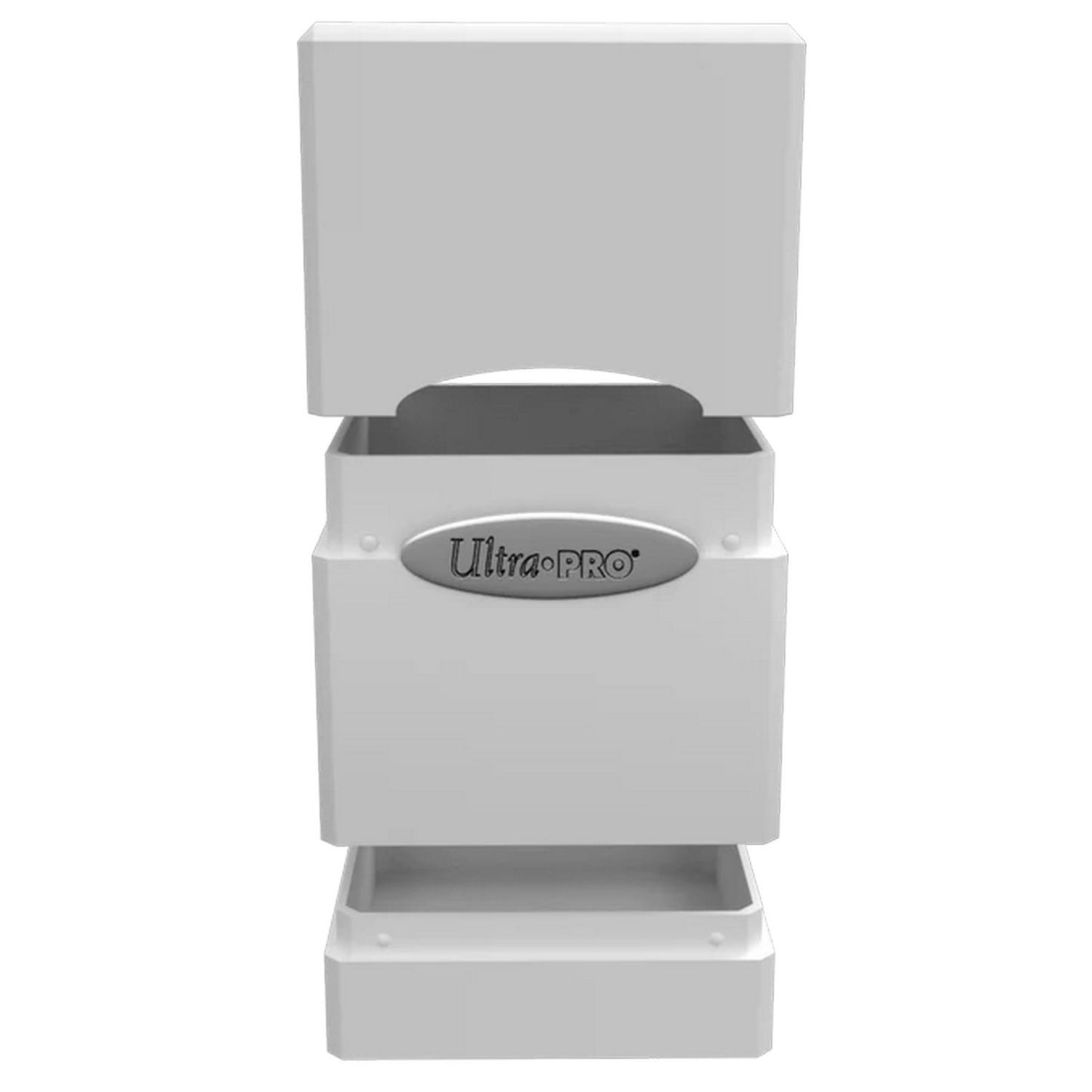 Ultra Pro Deck Box: Satin Tower (Arctic White)
