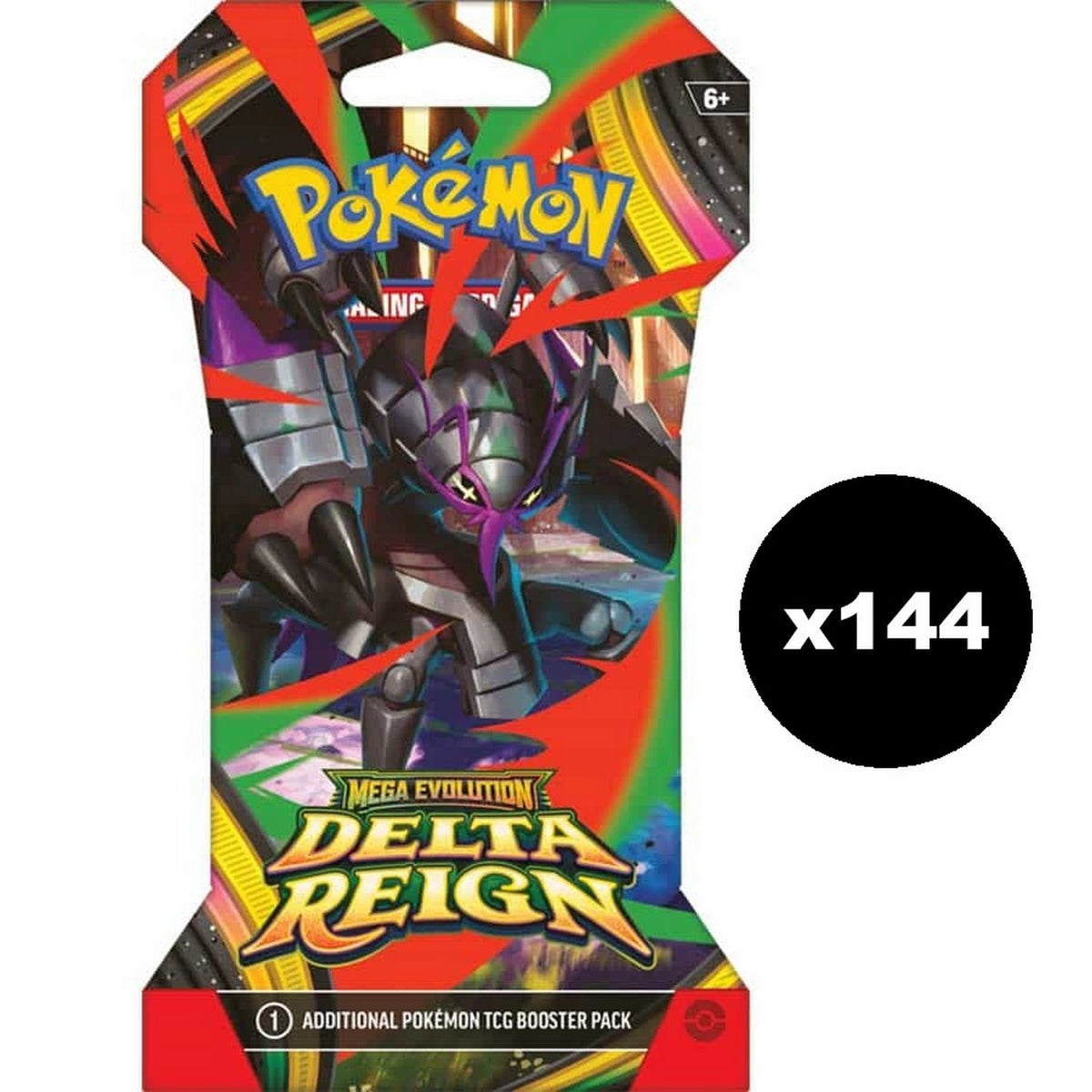 Pokemon: Mega Evolution Delta Reign 144ct Sleeved Booster Case (ME06) *Expected Release Date 11-06-2026*