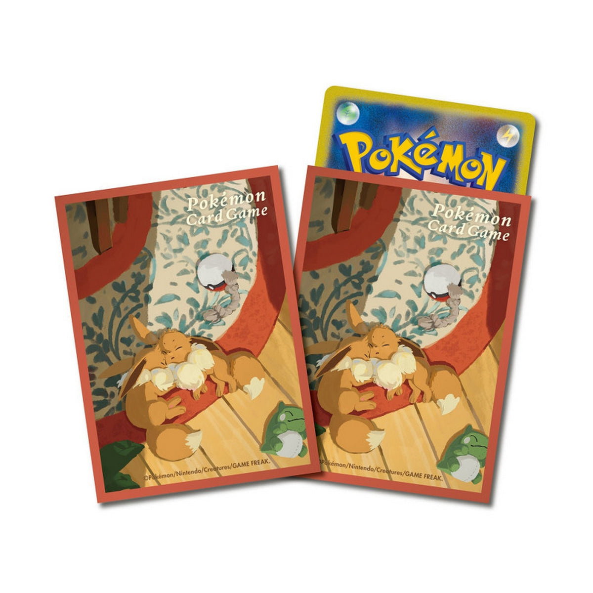 Pokemon Sleeping Eevee Sleeves