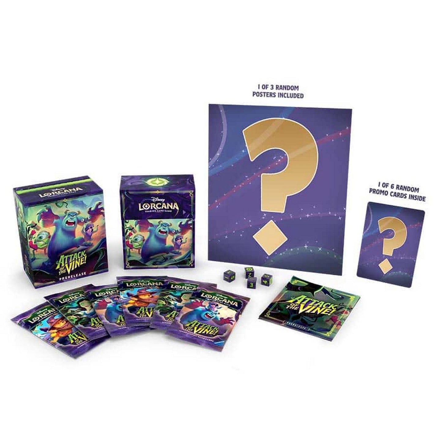 Disney Lorcana: Attack of the Vine! Prerelease Kit *Expected Release Date 07-24-2026*