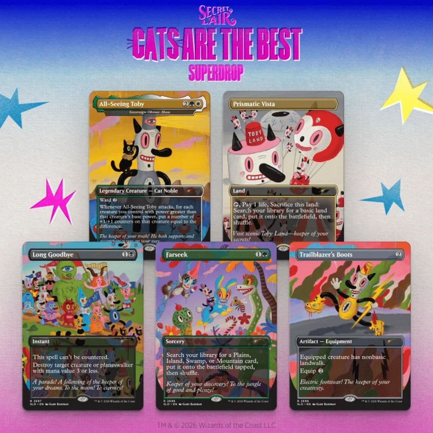 Magic the Gathering: Toby's Journey by Gary Baseman Secret Lair