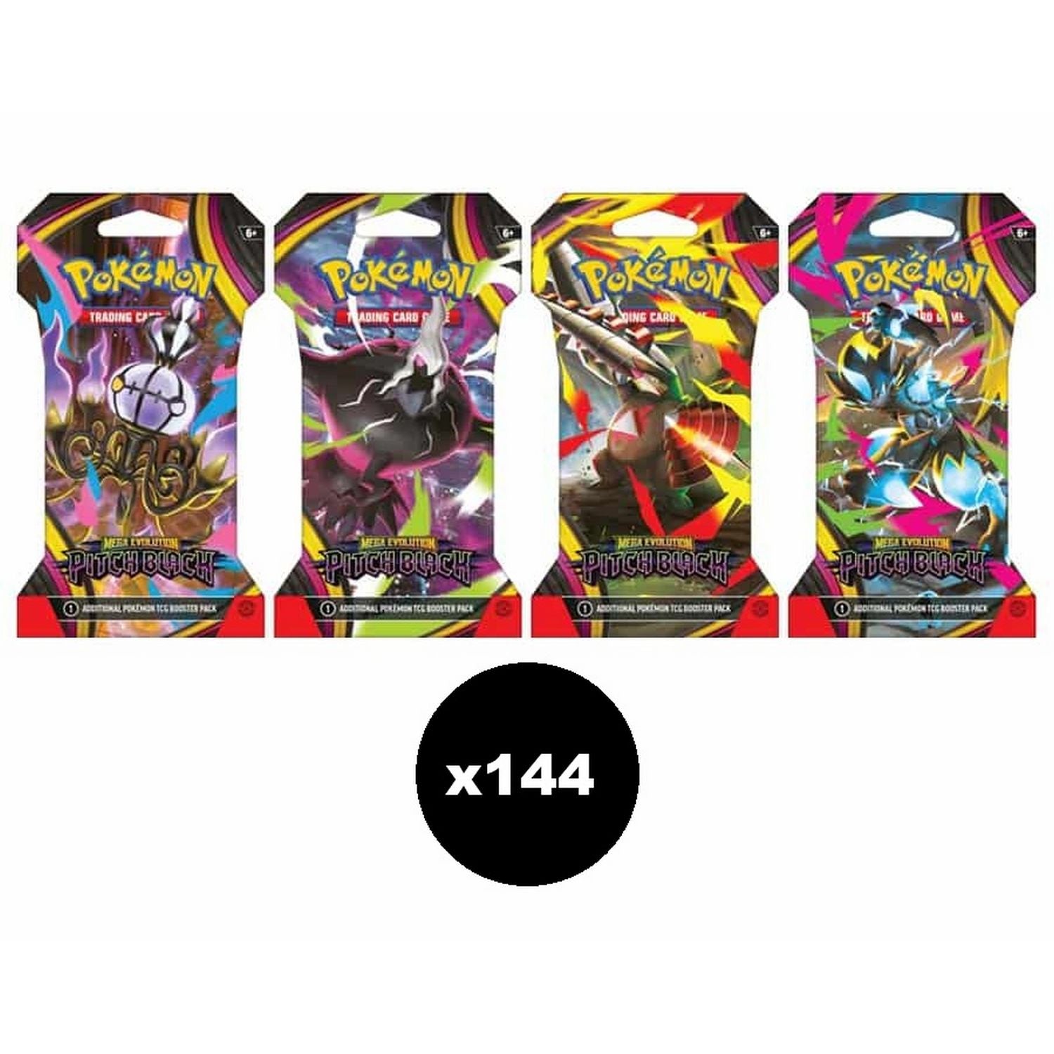 pokemon sleeved booster pack case Scarlet & Violet Twilight Masquerade Mega EvolutionPhantasmal Flames expansion Pokemon Sword & Shield Lost