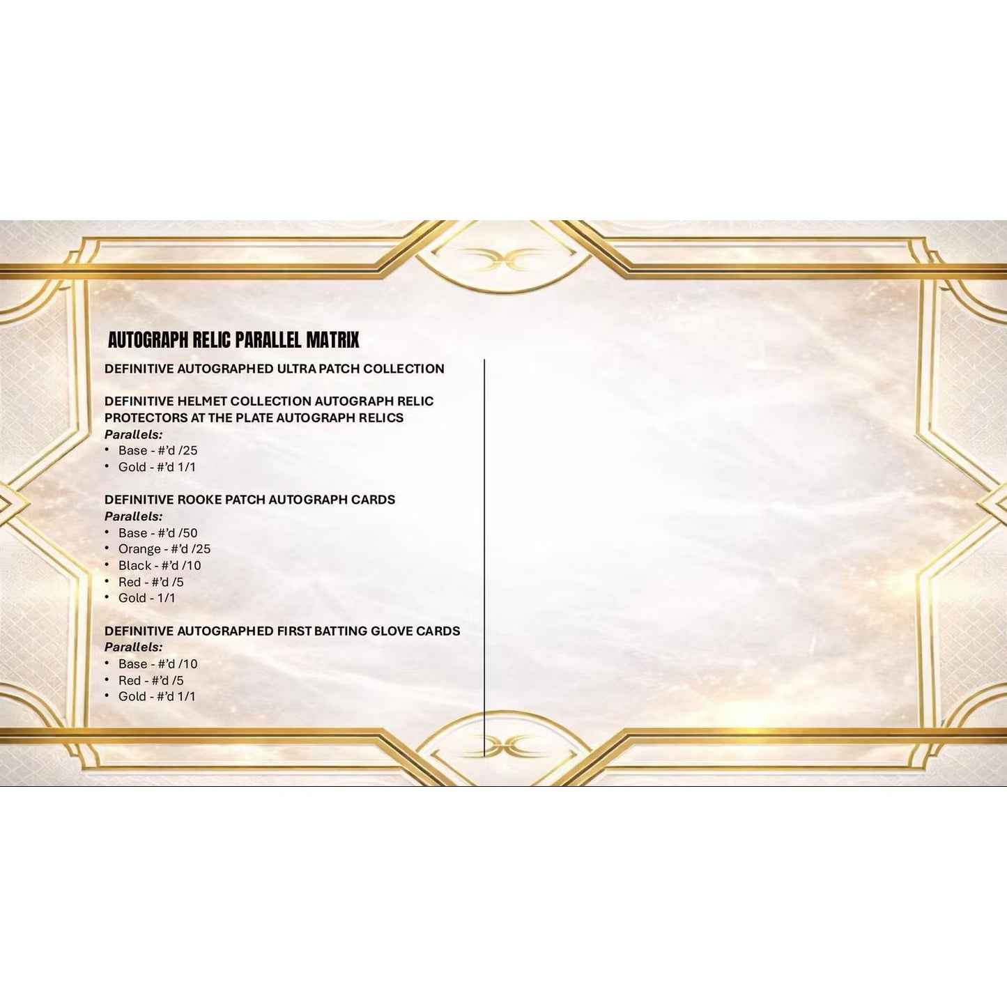 2025 Topps Definitive Baseball Hobby 2-Box Case