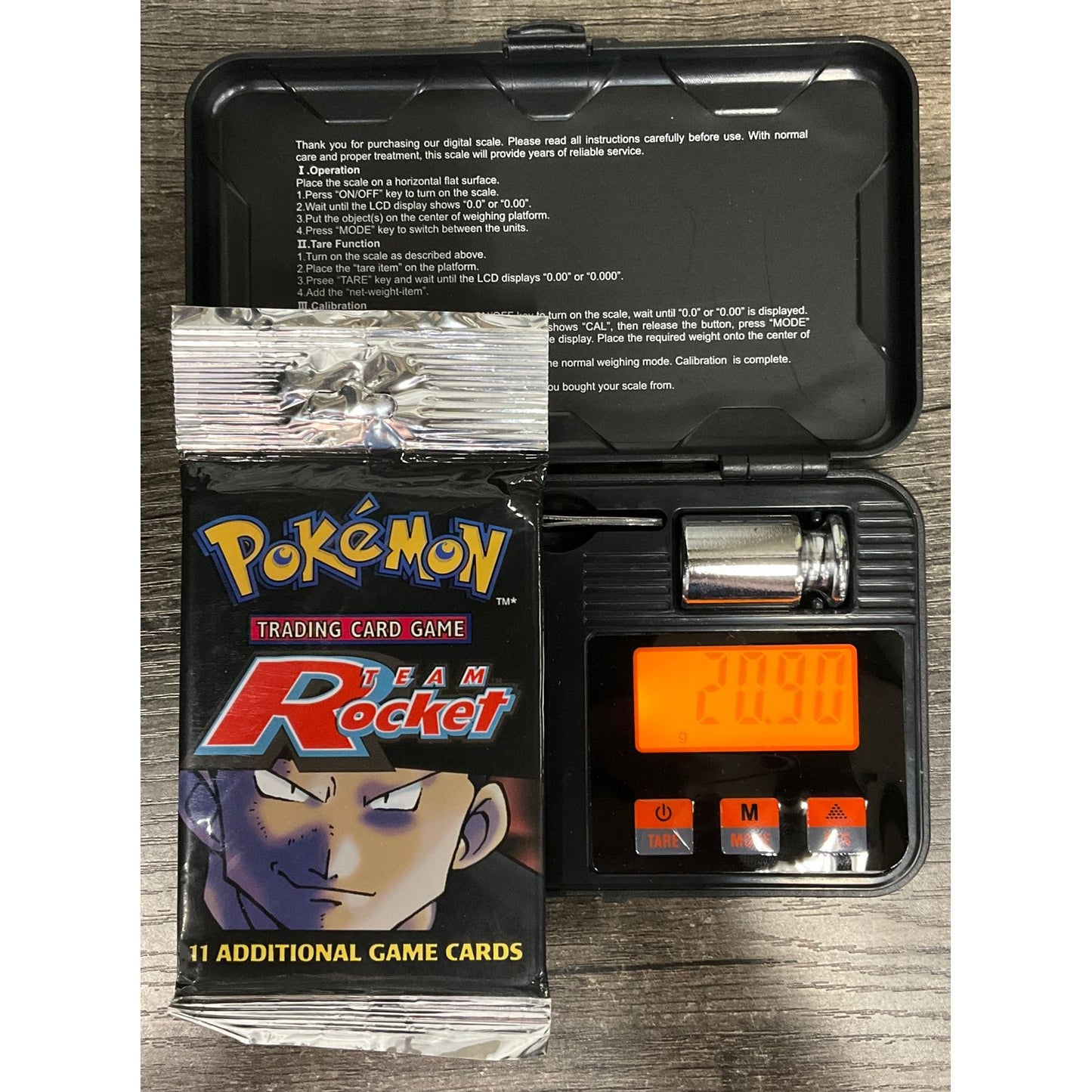 Pokemon Team Rocket Unlimited Booster Rack Pack #1 *See Pictures for Details*