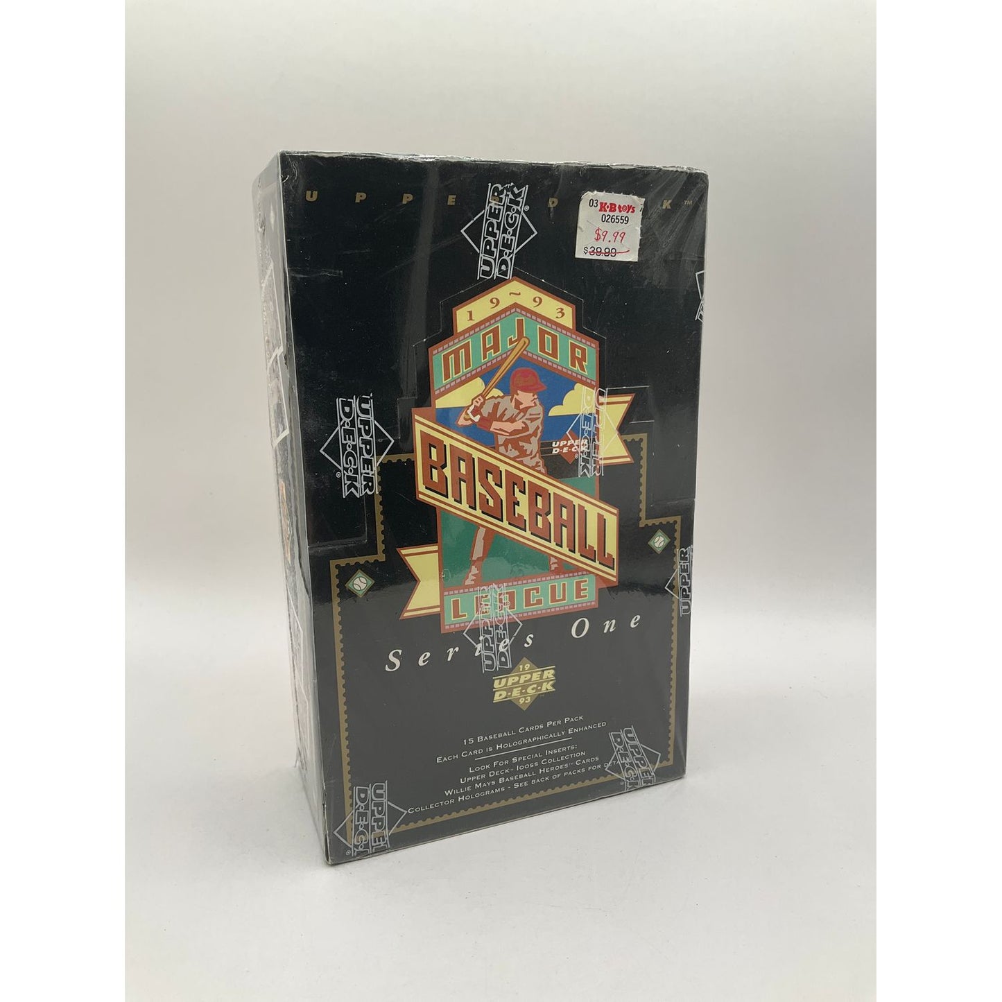 1993 Upper Deck Series 1 Baseball Hobby Box