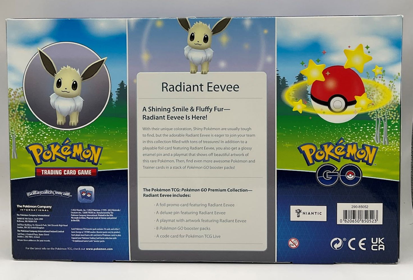 Pokemon: Pokemon Go Radiant Eevee Premium Collection *See Pictures for Details*