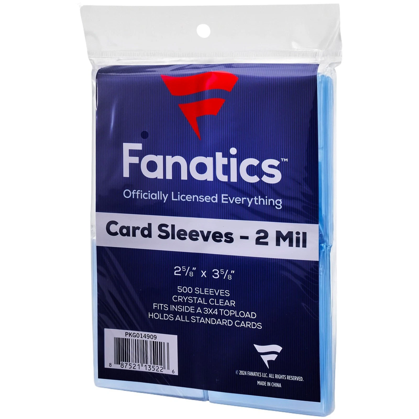 Fanatics: Soft Trading Card Penny Sleeves (500ct)