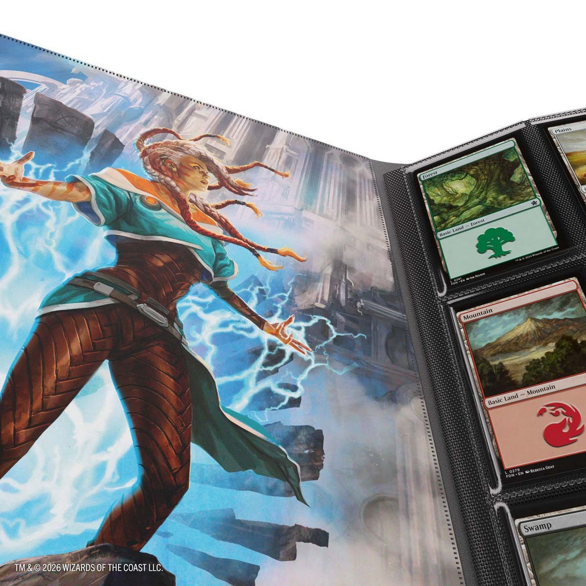Gamegenic: Magic the Gathering Reality Fracture Casual Album 18-Pocket (Tam, the Possibility / Jace, Reality Sculptor)