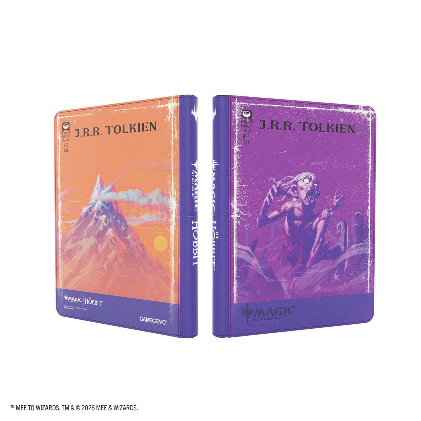 Gamegenic: Magic: The Gathering | The Hobbit Zip-Up Album 18-Pocket (Gollum, Riddle Master/The Lonely Mountain) *Releases 08-14-2026*