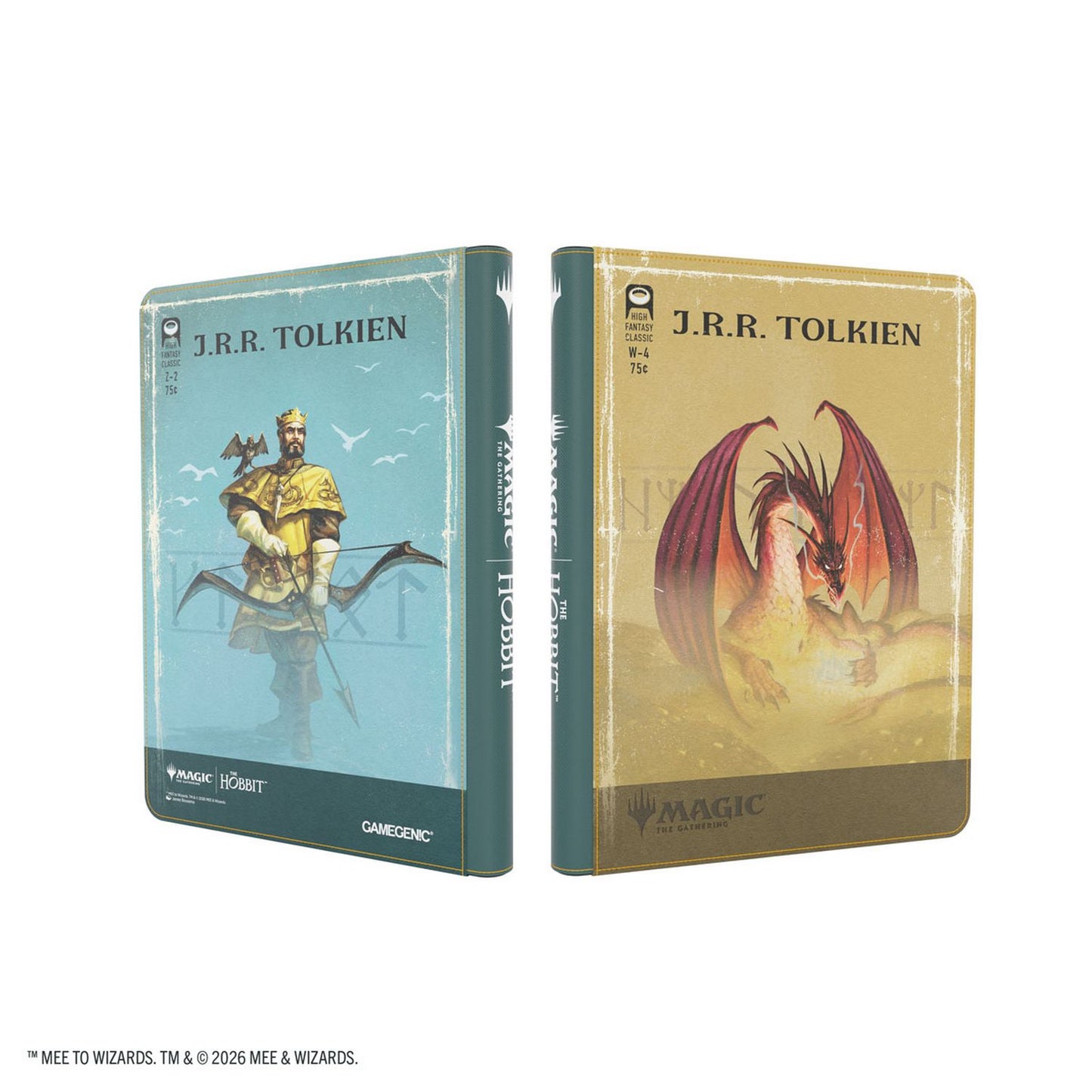 Gamegenic: Magic: The Gathering | The Hobbit Zip-Up Album 18-Pocket (Gleaming Splendor/The King of Dale) *Releases 08-14-2026*