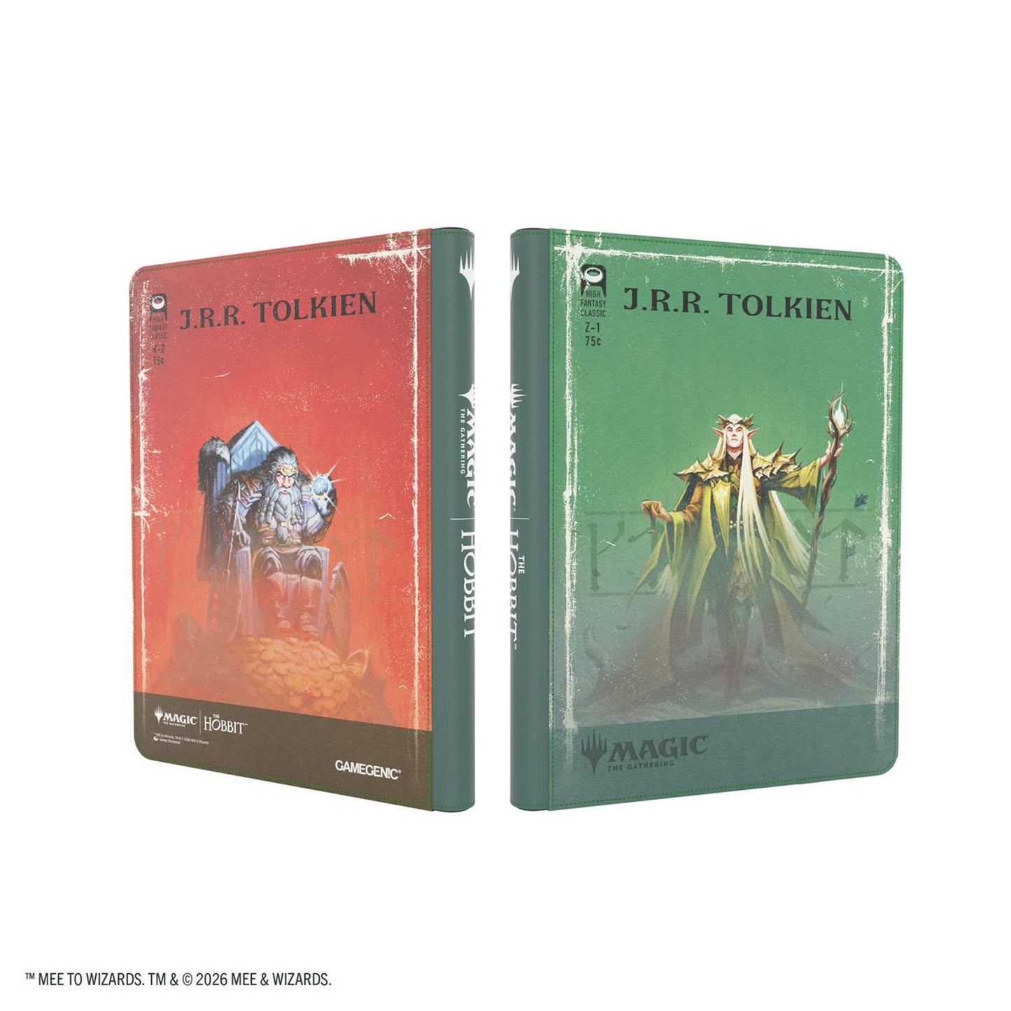 Gamegenic: Magic: The Gathering | The Hobbit Zip-Up Album 18-Pocket (Thranduil, the Elvenking/The Mountain-King) *Releases 08-14-2026*