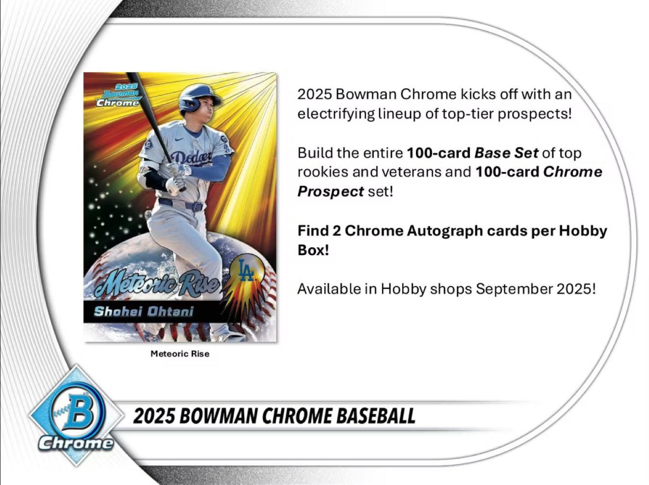 2025 Bowman Chrome Baseball Hobby Box