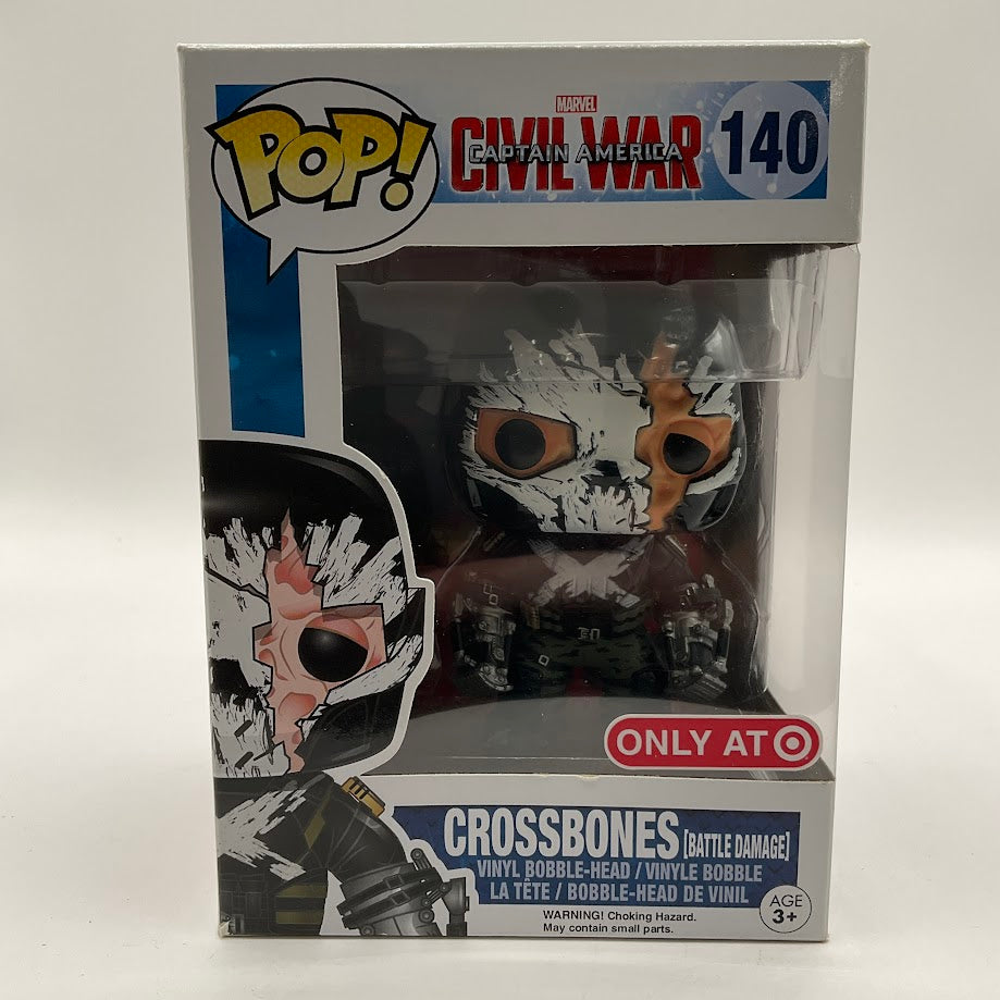 Crossbones (Battle Damage) Funko Pop! Captain America Civil War #140 Target