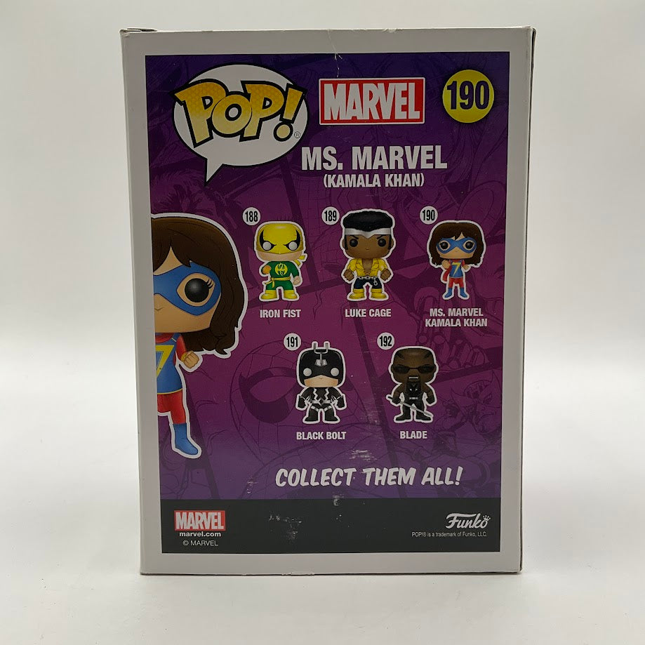 Ms. Marvel (Kamala Khan) Funko Pop! Marvel #190 Walgreens Exclusive - Collector Store LLC