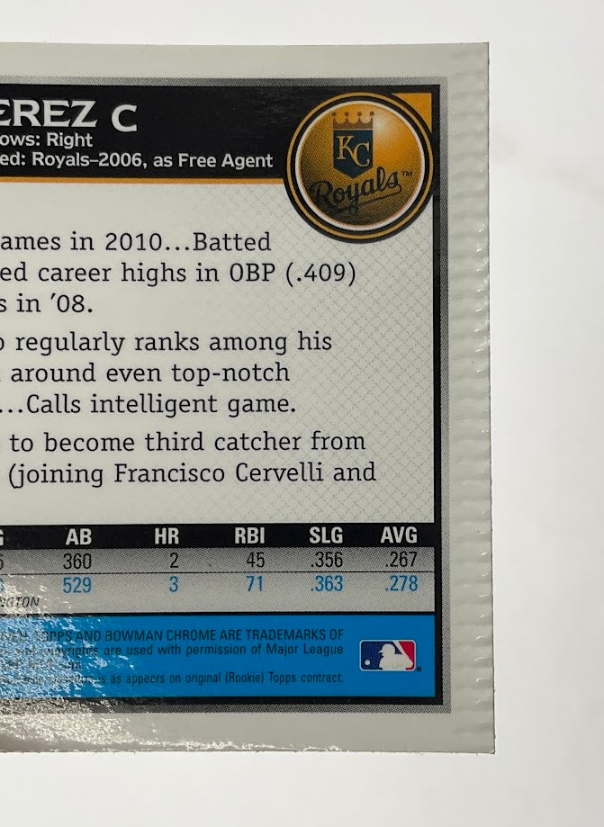 Salvador Perez 2010 Bowman Chrome #BCP124 #1