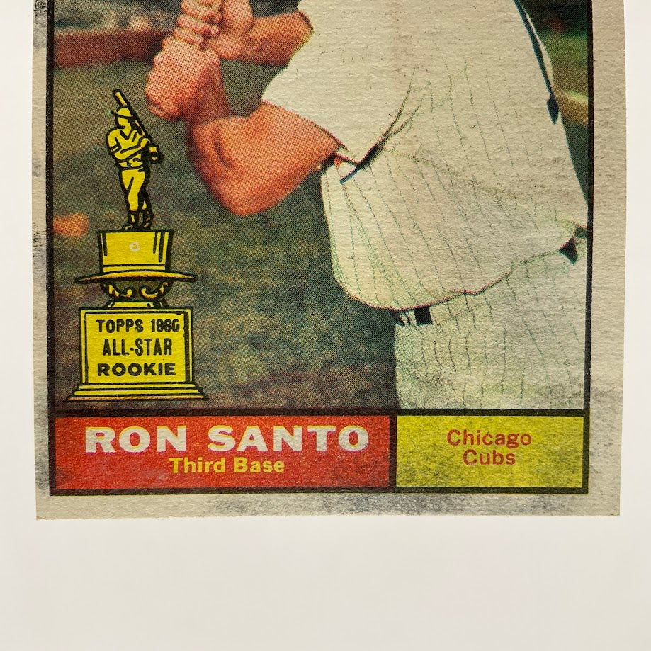 Ron Santo 1961 Topps #35 Chicago Cubs GD - Collector Store LLC