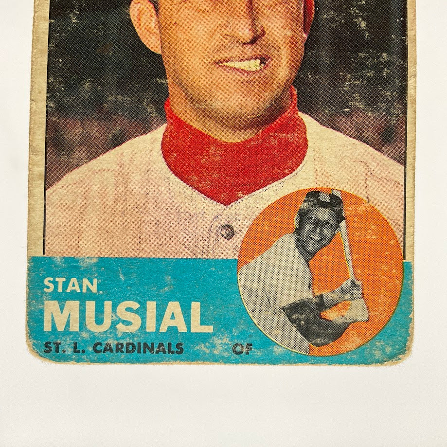 Stan Musial 1963 Topps #250 St. Louis Cardinals GD - Collector Store LLC