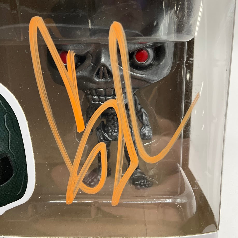 Rev-9 Endoskeleton Funko Pop! Terminator Dark Fate #820 with Gabriel Luna Auto