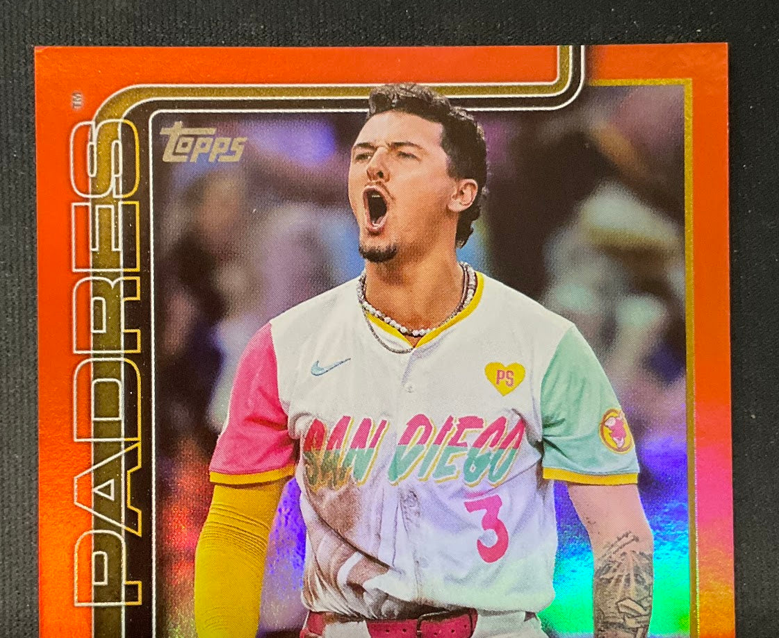 Jackson Merrill 2025 Topps Series 1 Orange Holo 03/25 #125 - Collector Store LLC