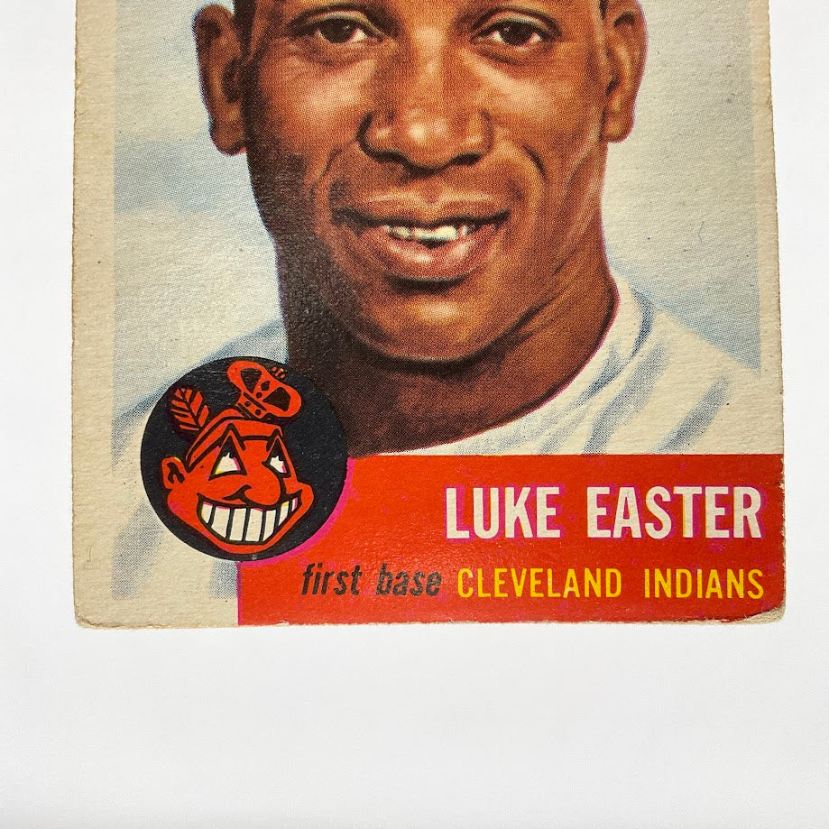 Luke Easter 1953 Topps #2 Cleveland Indians VG - Collector Store LLC