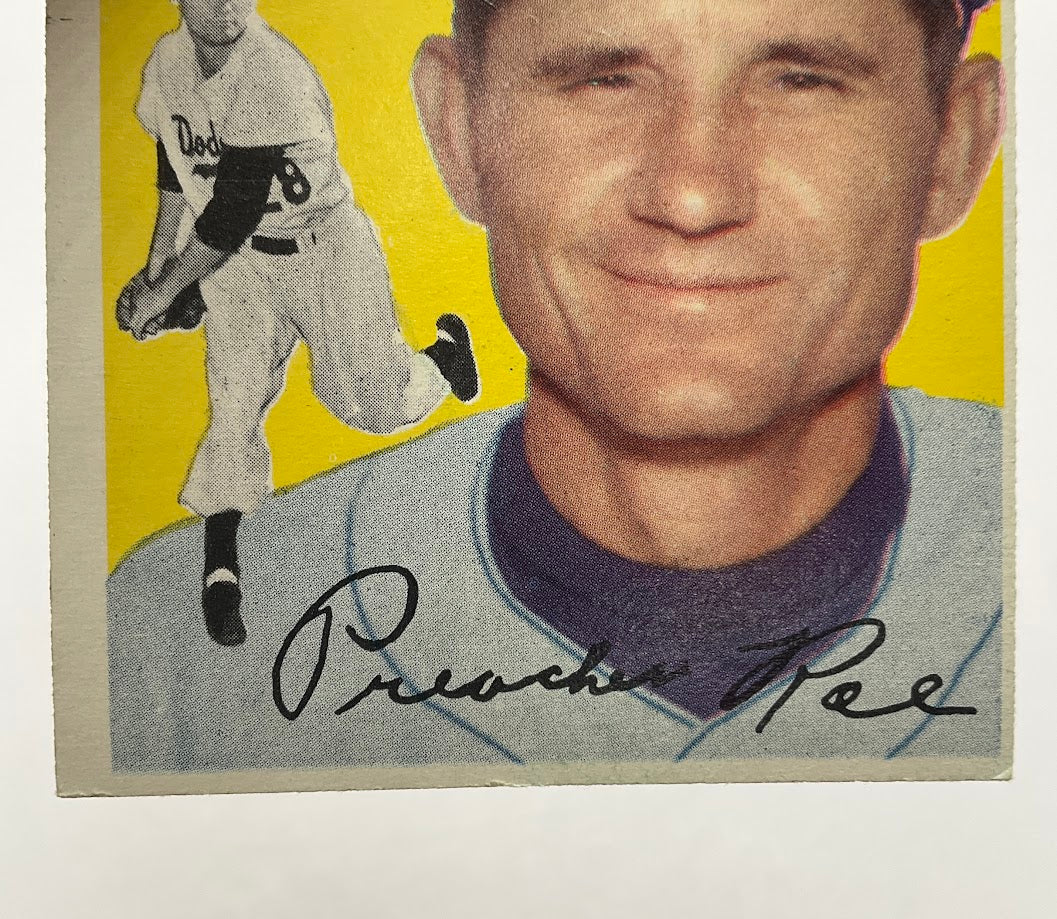 Preacher Roe 1954 Topps #14 Brooklyn Dodgers VG - Collector Store LLC
