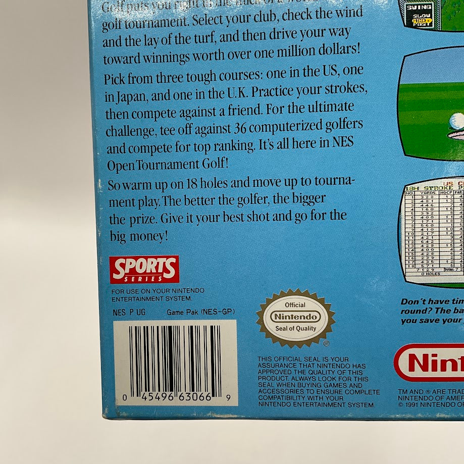 NES Open Tournament Golf NES CIB