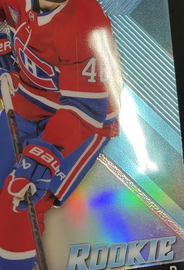 Lane Hutson 2024-25 Upper Deck Allure Blue Refractor RC #139