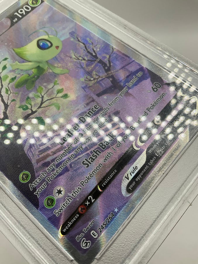 Celebi V Pokemon Fusions Strike Full Art #245 PSA 9